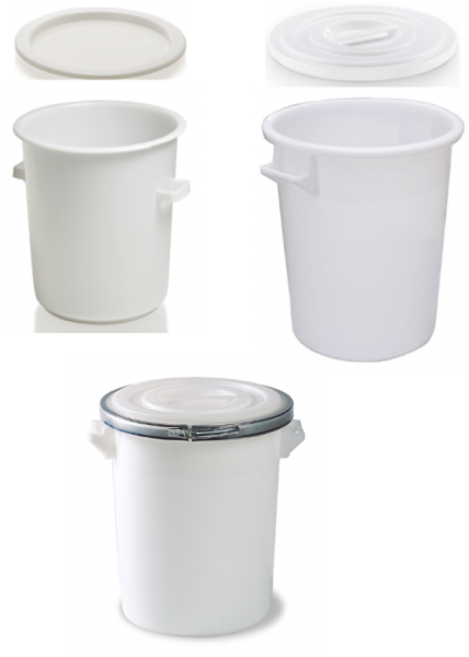 Plastic buckets food grade