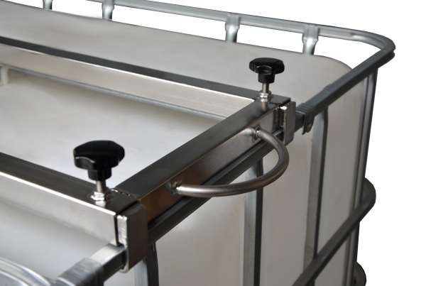 IBC-Traverse für Rührwerke Edelstahl V2A lebensmittelecht