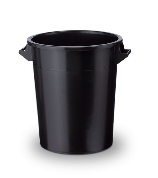Kunststofftonne 75 L schwarz