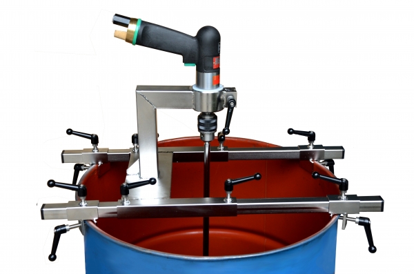 Barrel traverse for power tool mixers stainless steel V2A food grade