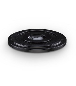 Couvercle pour seau plastique 100 litres noir