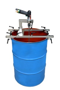 Barrel traverse for power tool mixers stainless steel V2A food grade